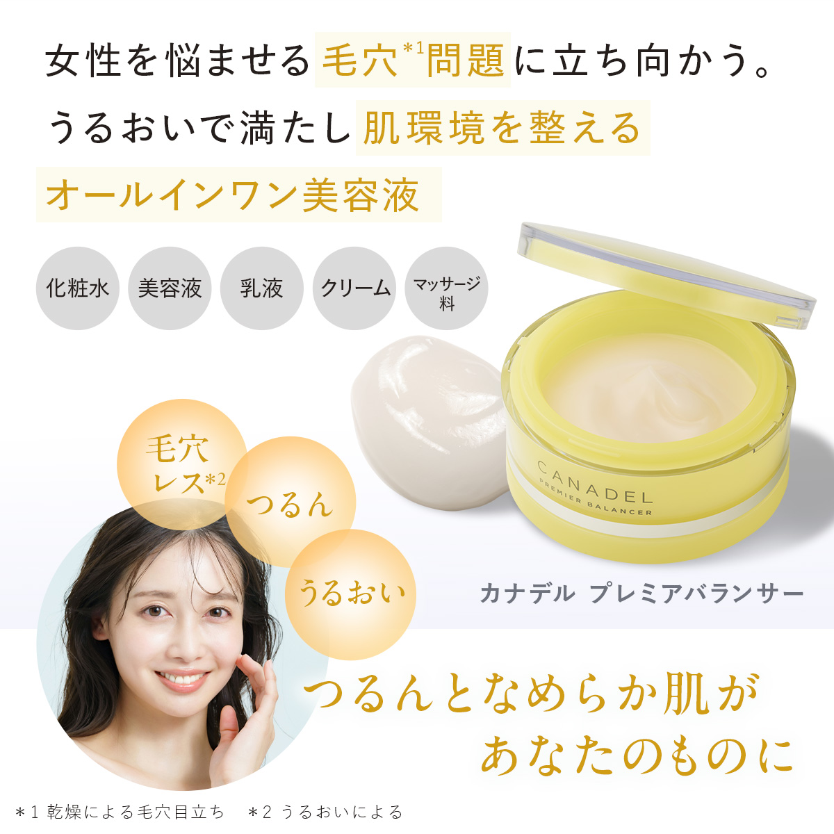 CANADEL 【公式】【毛穴目立ち徹底ケア*1】 プレミアバランサー
