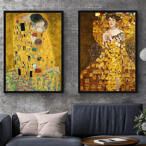 ◎イタリア 23金 クリムト 3Dアート 希少品 高級インテリア ◎イタリア