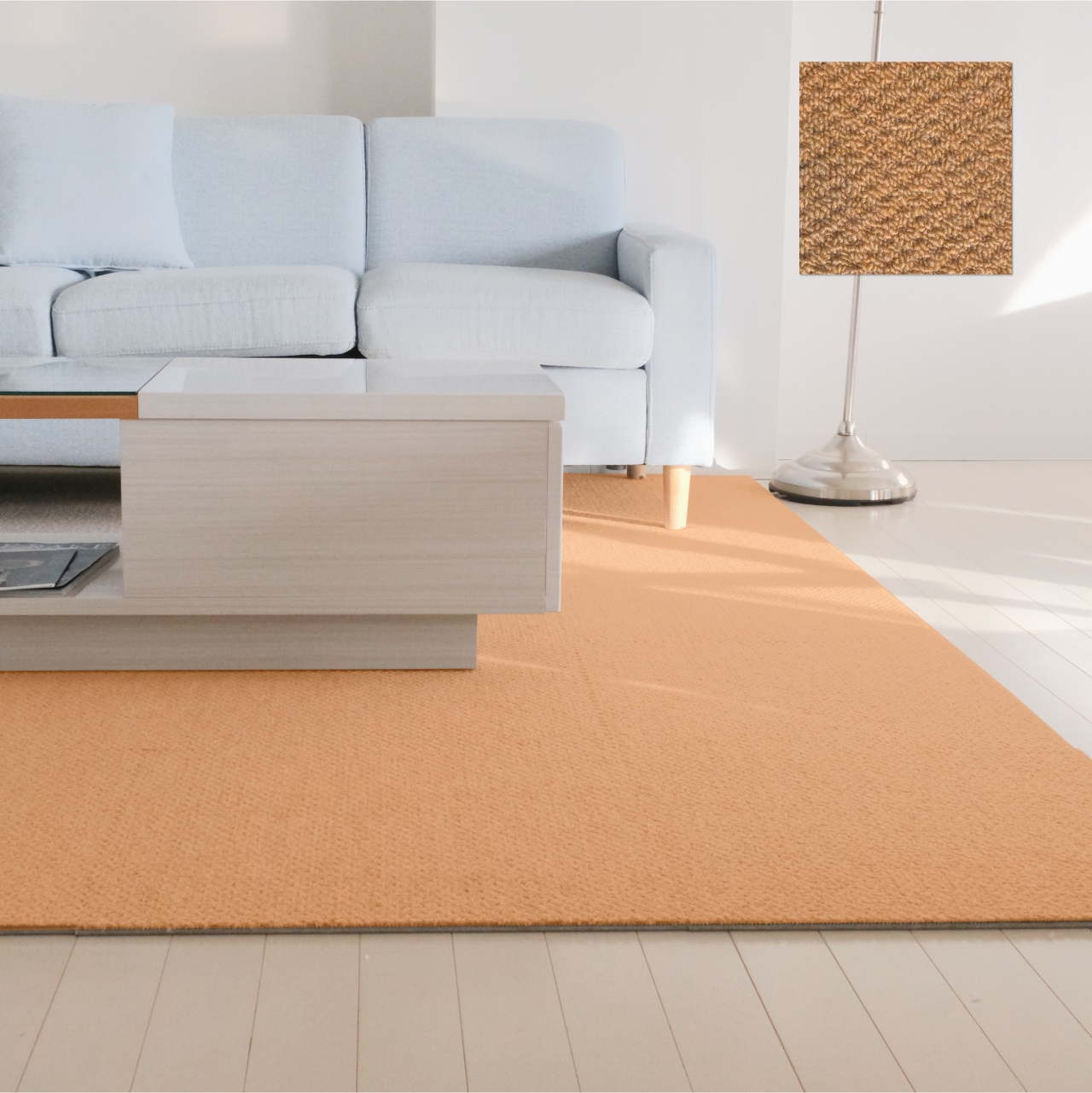 日東紡マテリアル 防音マット 防音カーペット 静床ライト 50×50cm 10枚