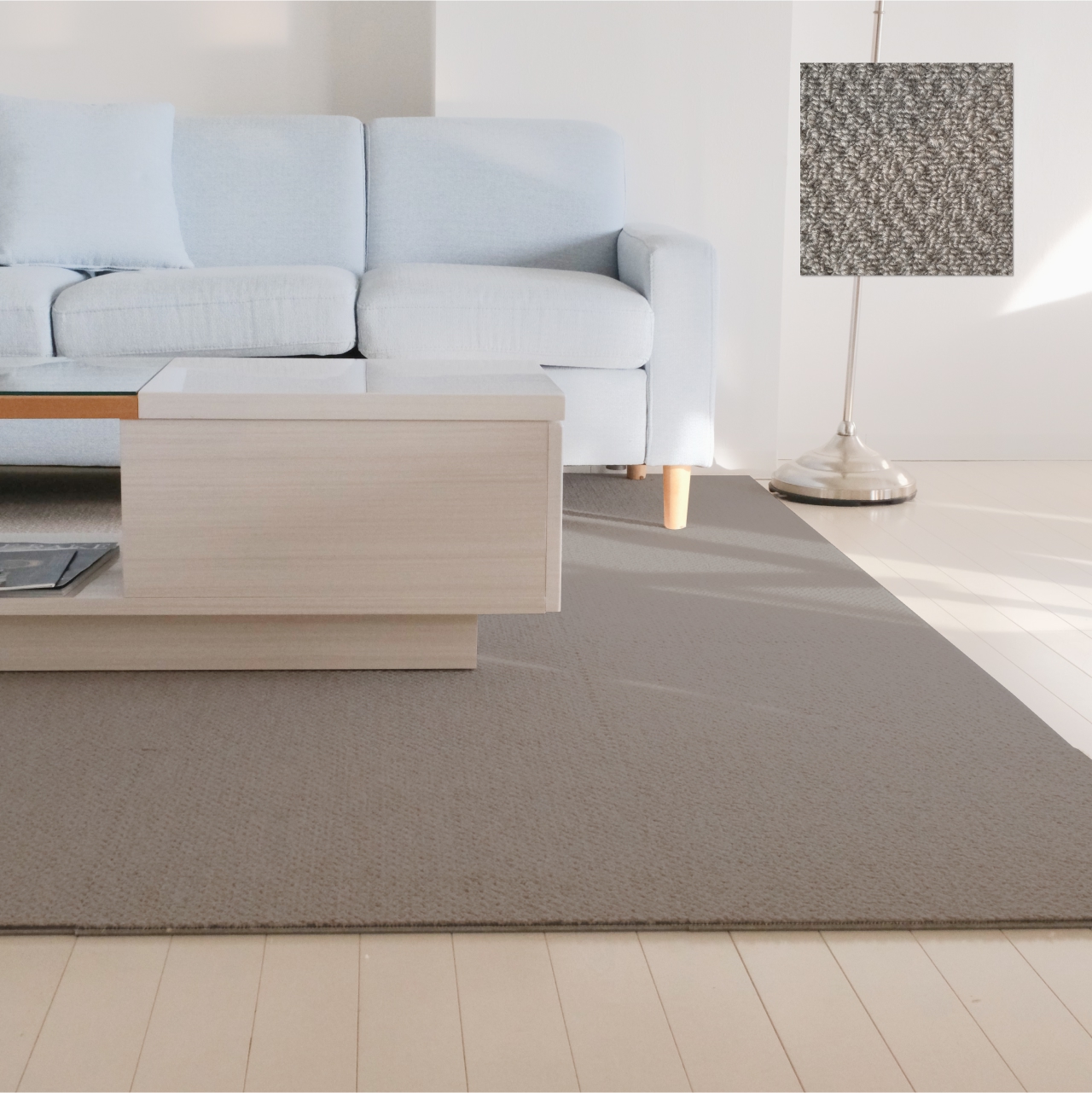 日東紡マテリアル 防音マット 防音カーペット 静床ライト 50×50cm 10枚