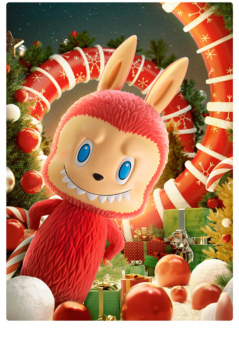 POP MART（ポップマート） POP MART MEGA LABUBU TEC 1000% Winter