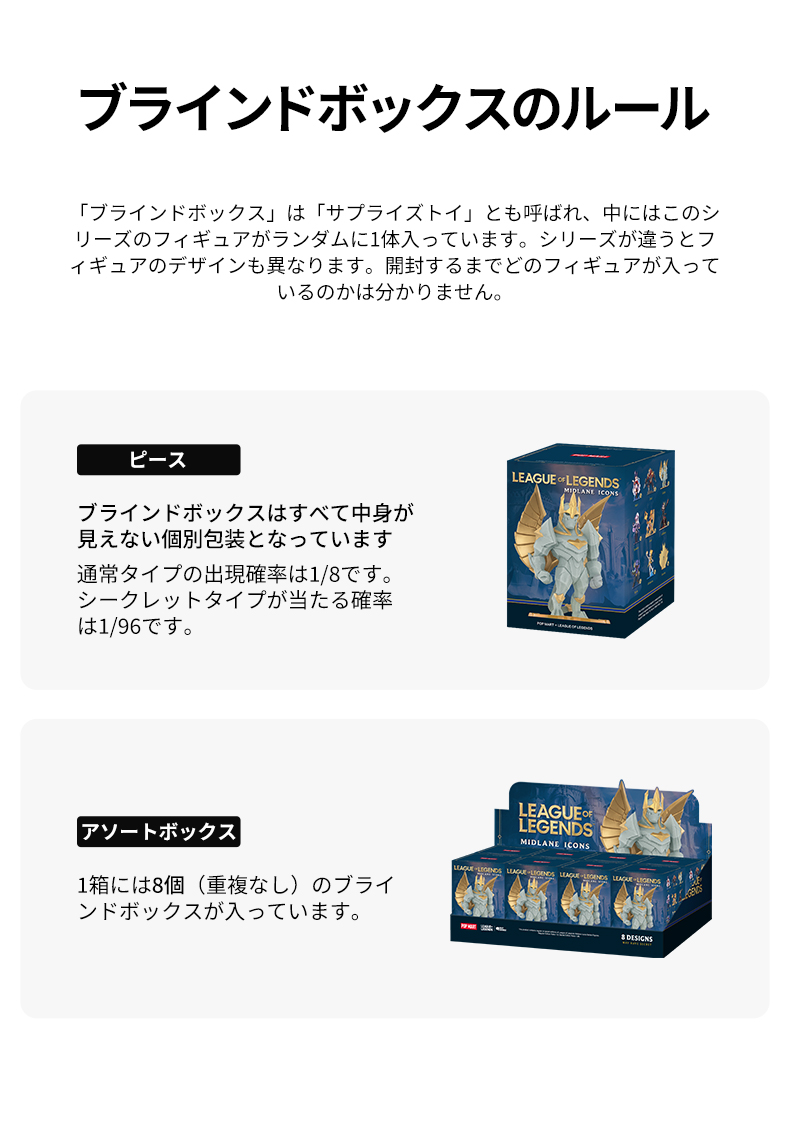 POP MART（ポップマート） POP MART League of Legends Midlane Icons