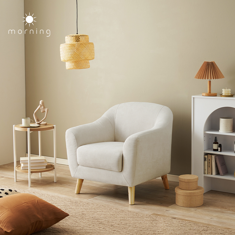 HAGiHARA（萩原） ソファ 1人掛け コンパクトソファー エメル 脚を