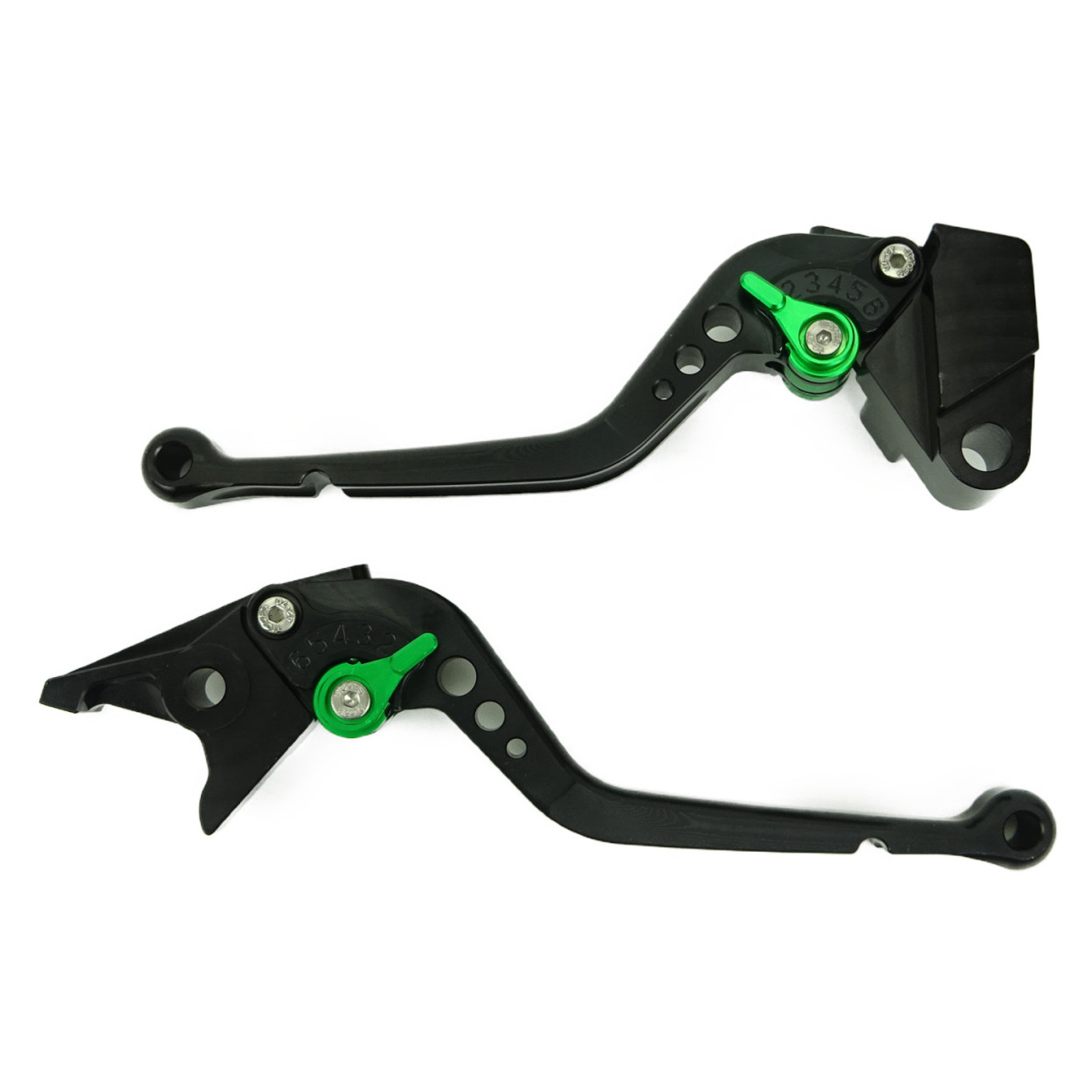 KAWASAKI 06 ブレーキレバー / クラッチレバーセット 長さ：ロング