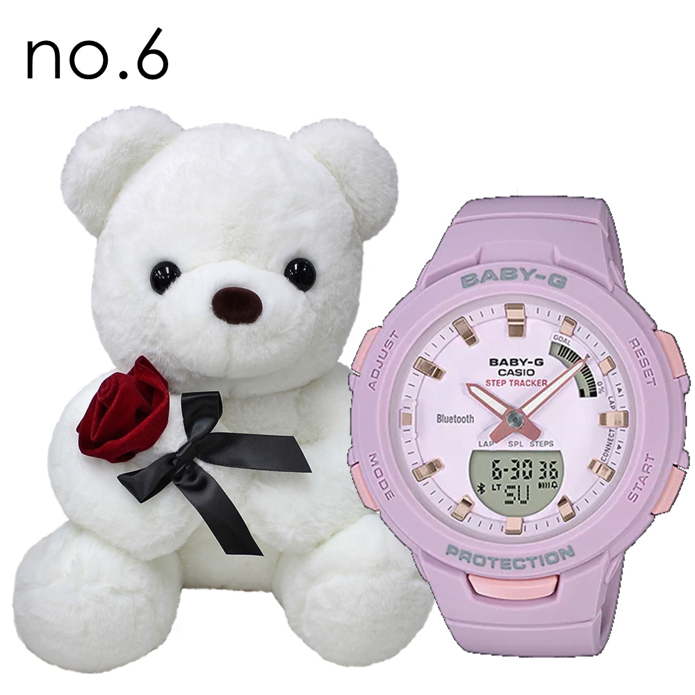 BABY-G レディース 腕時計 手表 カシオ ベビーG スマホリンクくまさん