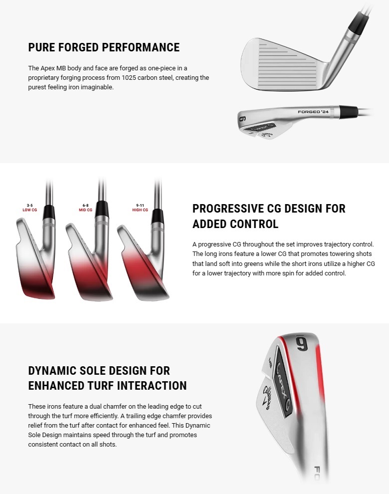 Callaway（キャロウェイ） (レフティモデル)Callaway Apex MB Iron