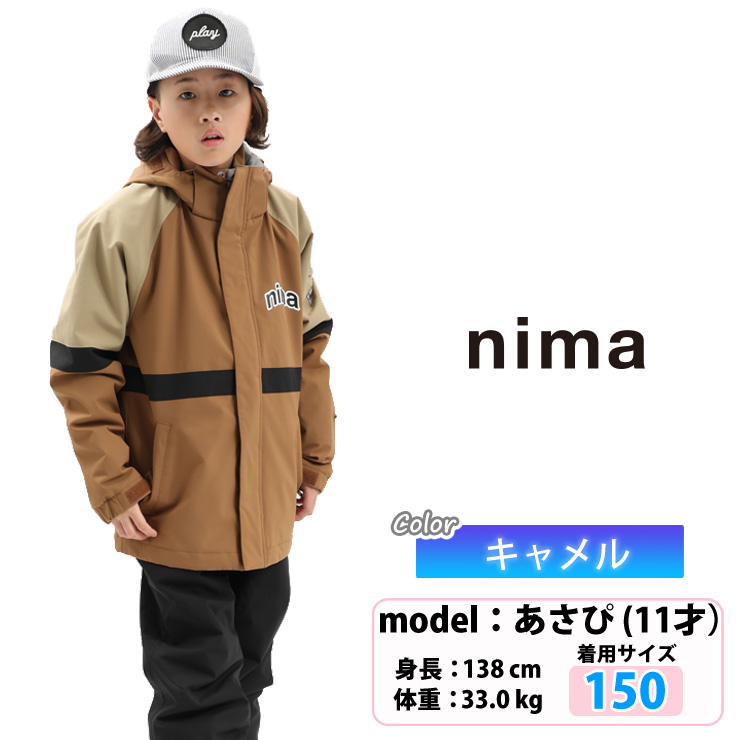 25-26 nima ニーマ スノーボード ウェア キッズ ジュニア JR-1606 上下