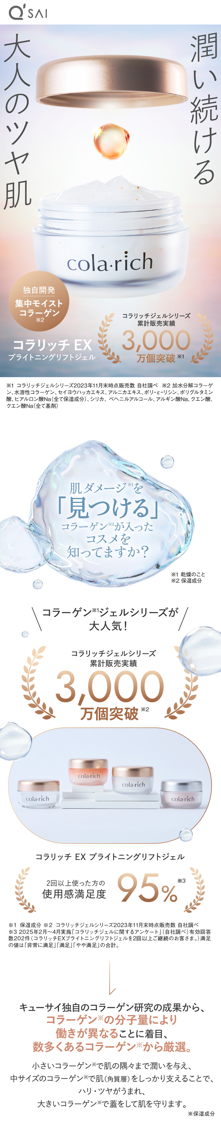 公式】コラリッチ EX ブライトニングリフトジェル 55g(約1カ月分) 5個