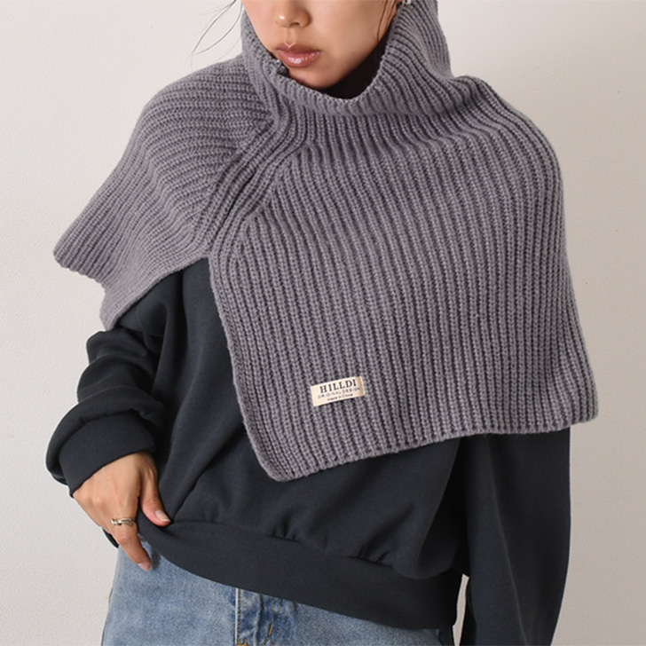 REAL STYLE スヌード マフラー レディース 付け襟 タートル ハイネック