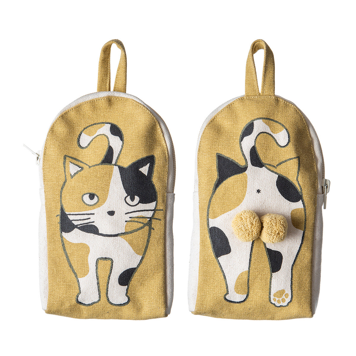 AND PACKABLE（アンドパッカブル） ポーチ 小物入れ 猫 にゃんたま