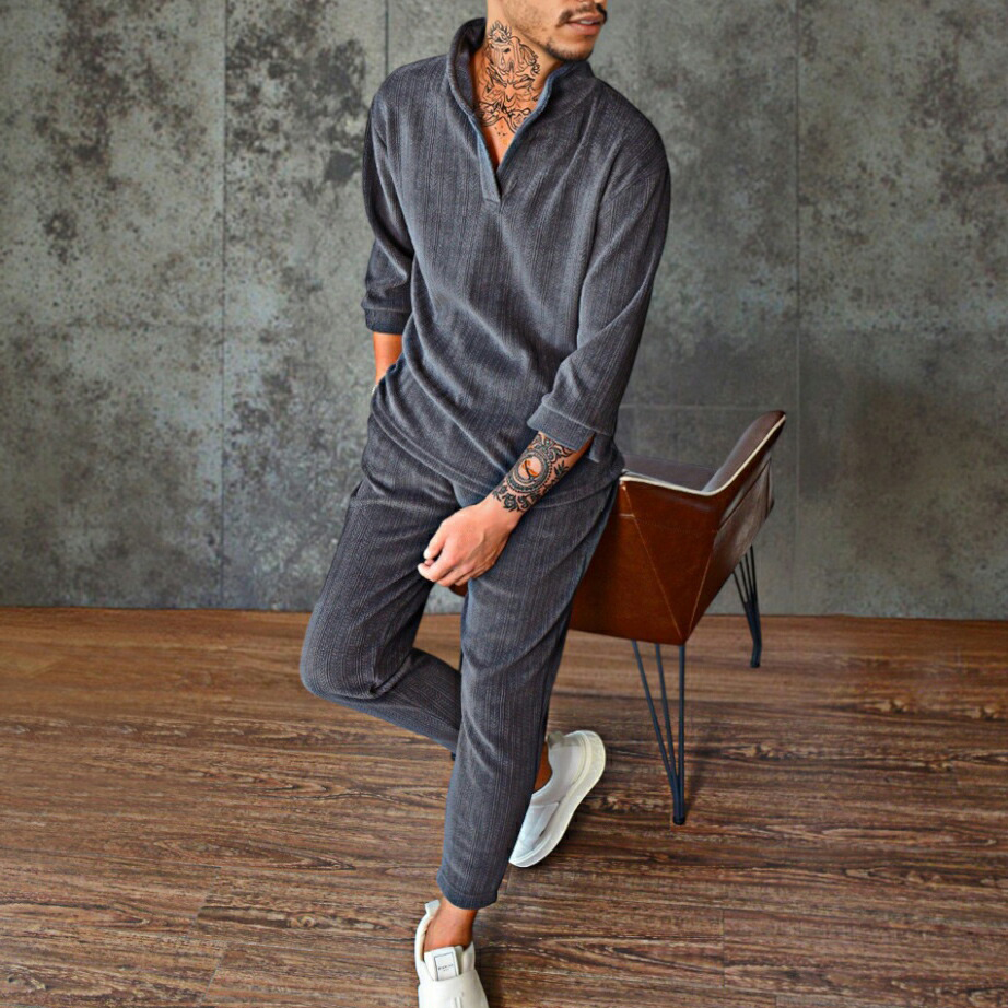 セットアップ メンズ 人気 安い オラオラ系ファッション ポロシャツ 7