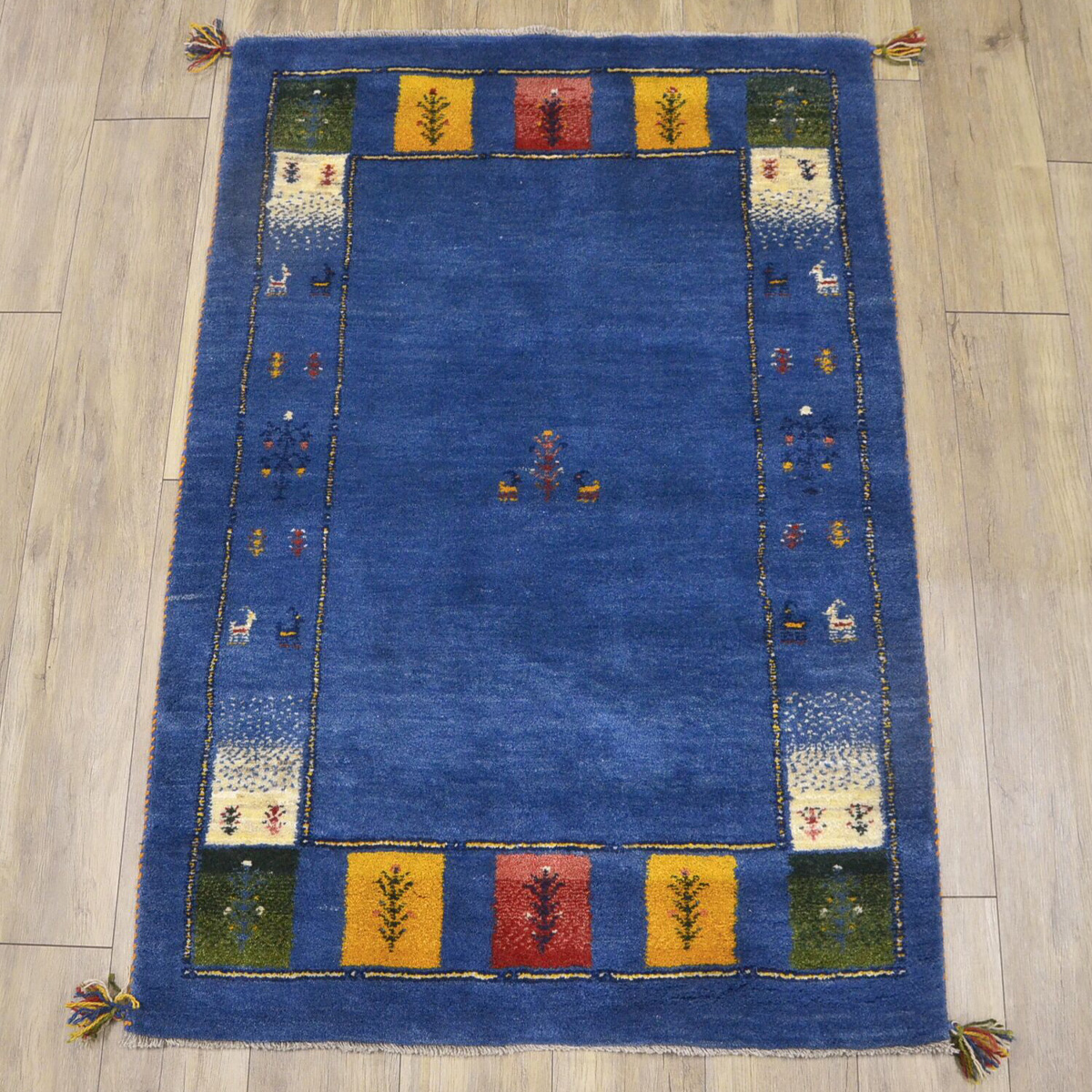 サヤンサヤン ギャッベ ギャベ 玄関マット ペルシャ イラン 約