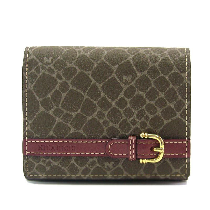 NINA RICCI（ニナ・リッチ） カラーヌーボーシリーズ折財布 8812