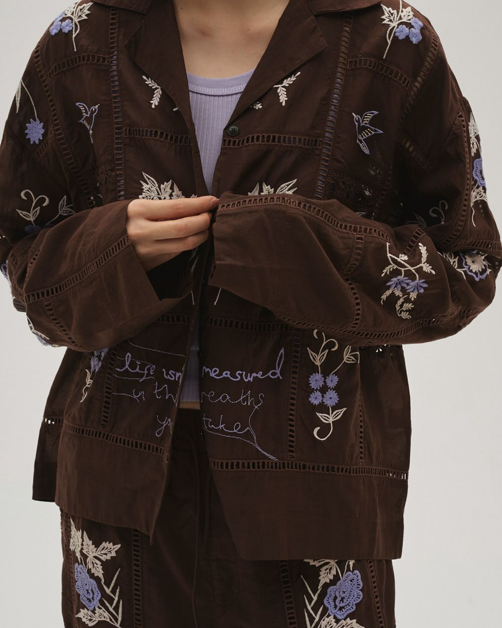 TODAYFUL トゥデイフル Embroidery Patchwork Shirts 予約商品