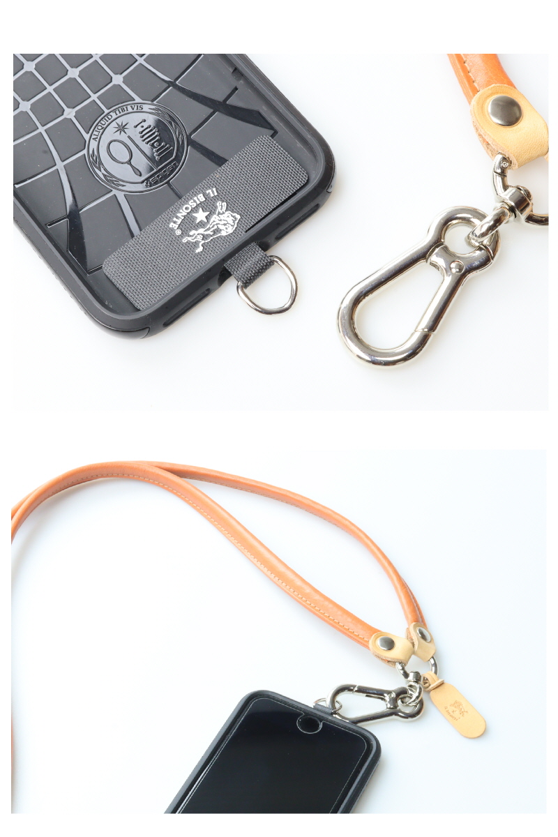 IL BISONTE（イルビゾンテ） スマホショルダー レザーストラップ