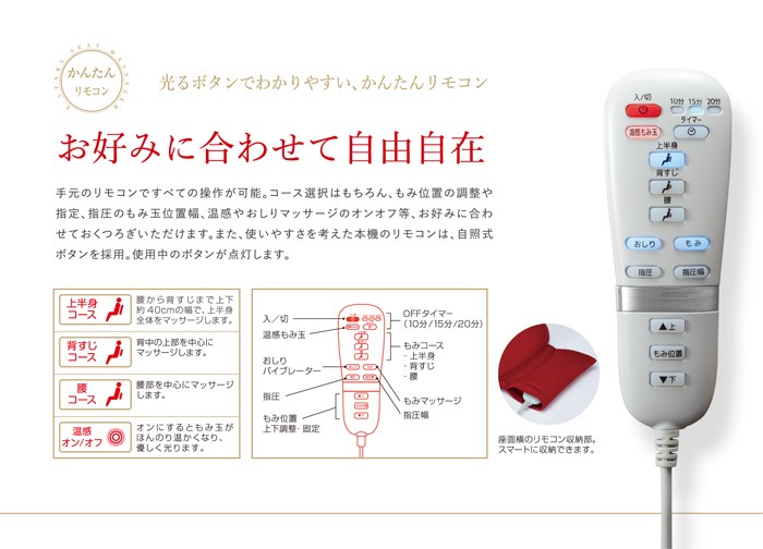 シートマッサージ もみラックス8 MOMILUX8 シートマッサージャー DMS