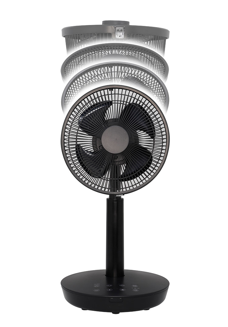 逆回転式扇風機 サーキュレーター DC扇風機 リビング扇風機 木目調