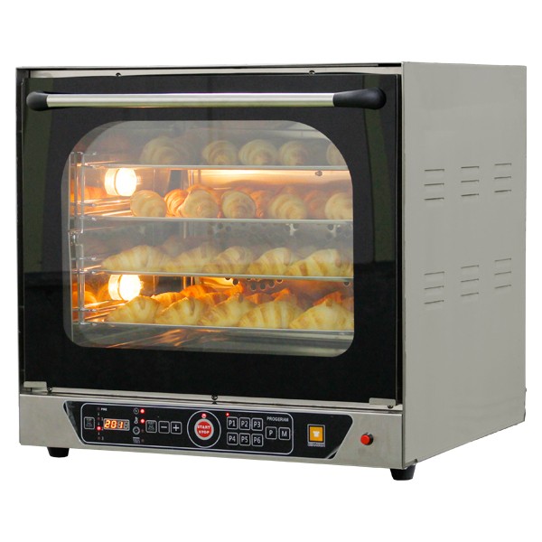 レマコム 新品 電気式 小型ベーカリーオーブン 専用架台付 天板4枚差