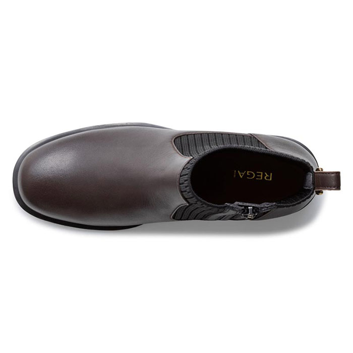 REGAL（リーガル） 公式 REGAL F76R ニットブーツ ダークブラウン