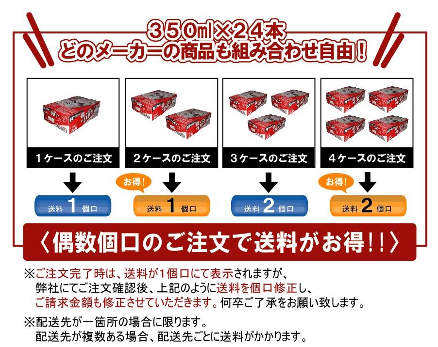 ケース サッポロ 黒ラベル 350ml缶×24本 11月製造1個口2ケースまで対応