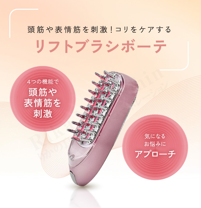 EMS&RF リフトブラシボーテ 電気ブラシ 頭皮 フェイスケア 顔