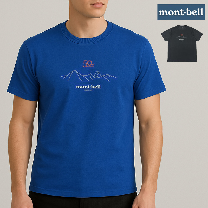 mont-bell（モンベル） Tシャツ 半袖 メンズ レディース ブルー