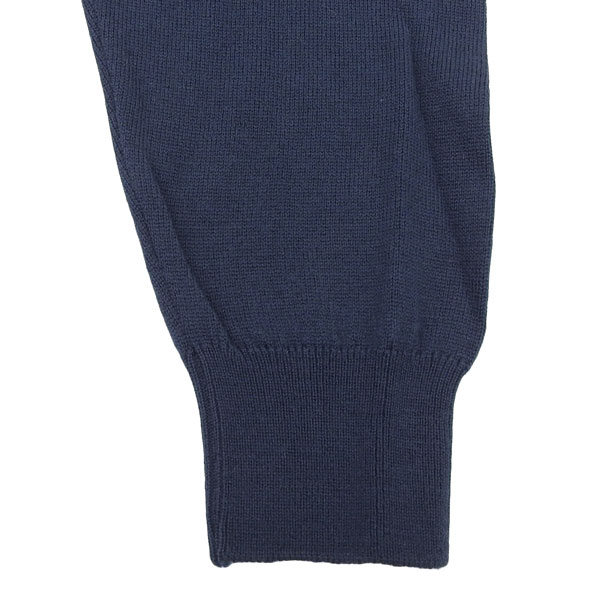 dunhill（ダンヒル） ニット セーター Vネック メンズ ウール ネイビー