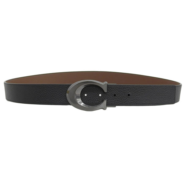 COACH（コーチ） ベルト メンズ アウトレット レザー ブラック