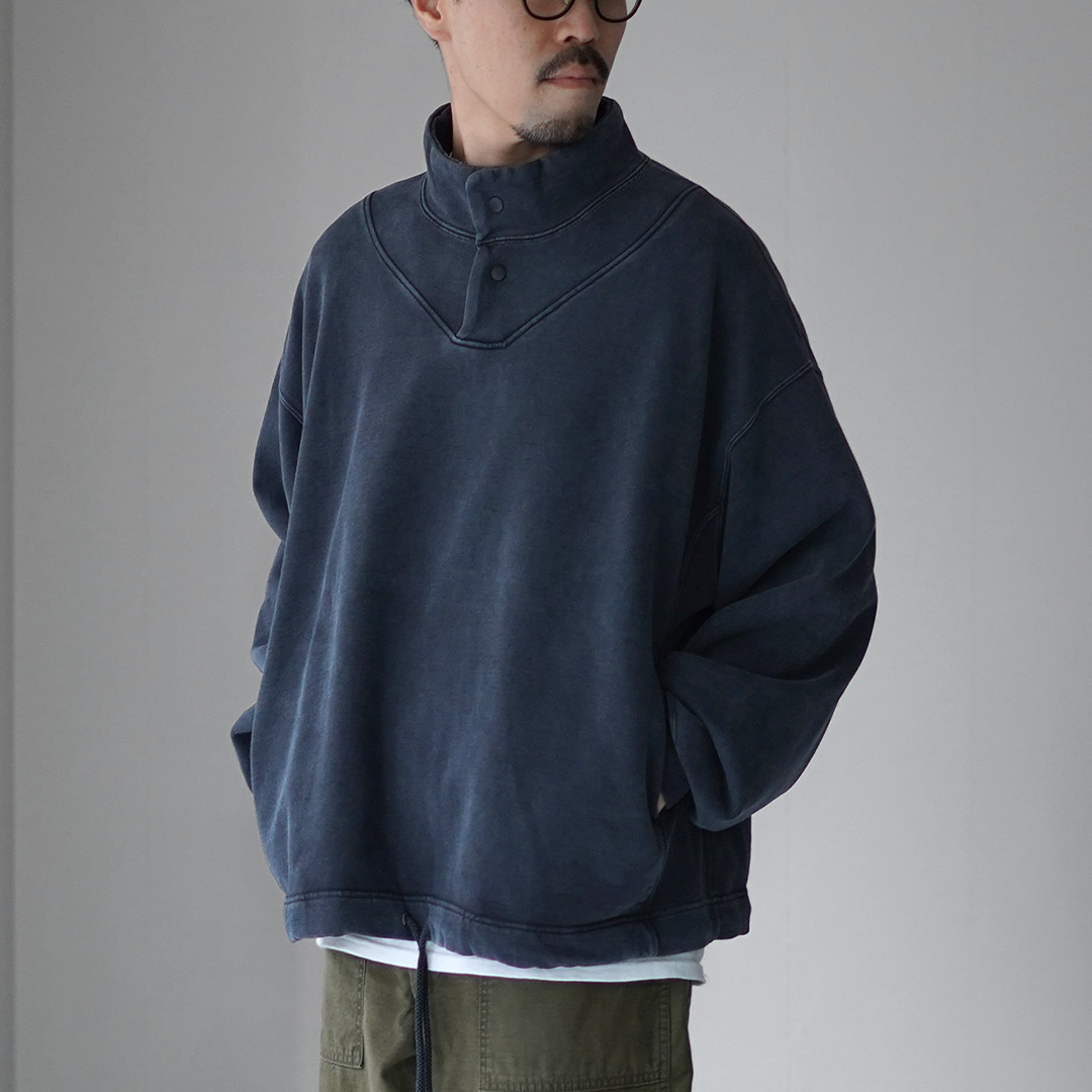 REMI RELIEF（レミ レリーフ） SP加工スポーツスウェットクルー