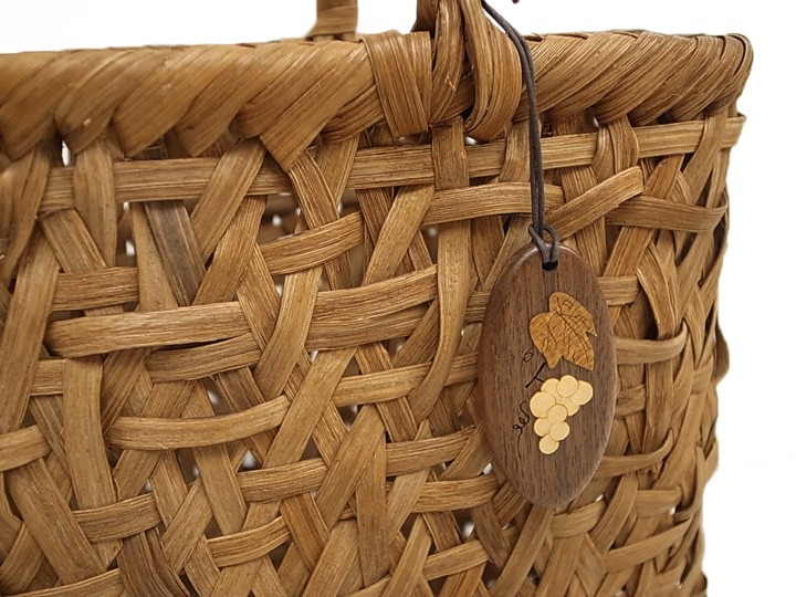 バッグ 籠 籠バッグ 自然素材 山葡萄 葡萄蔓 g823 : ロマン着物みやが