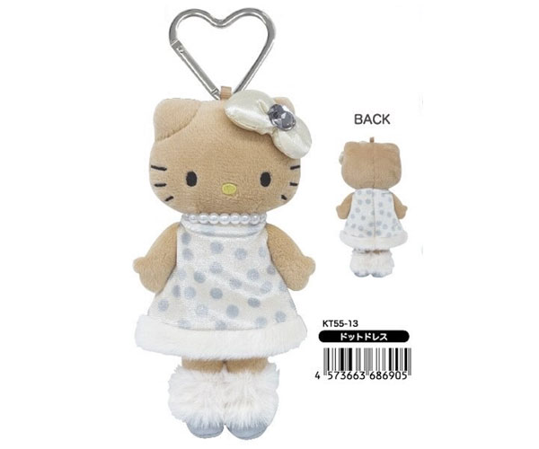 ハローキティ サンリオ スタイルアップマスコット ドットドレス