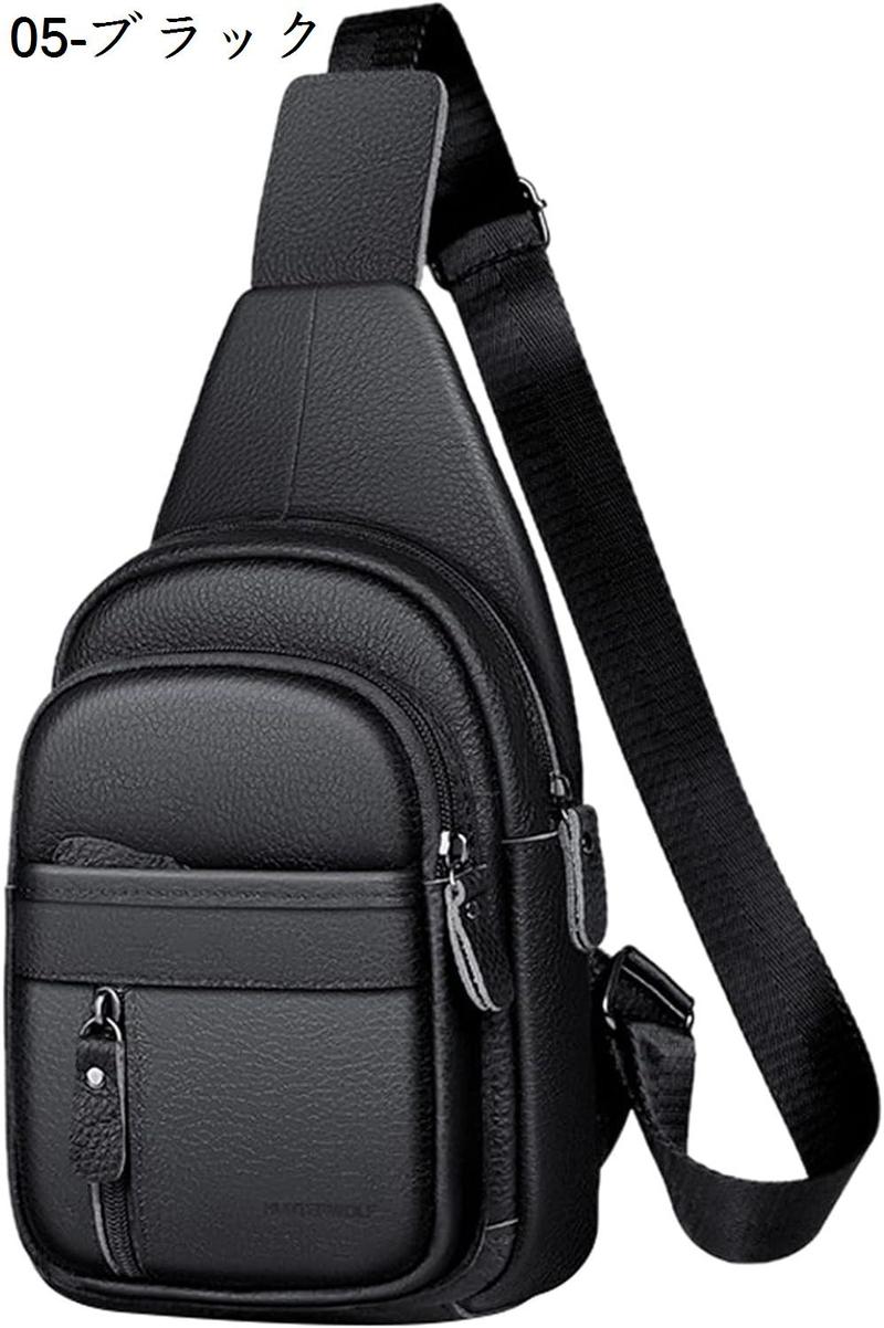 人気 ボディバッグ ぼでぃーばっくレザー メンズ 斜めがけ ワン