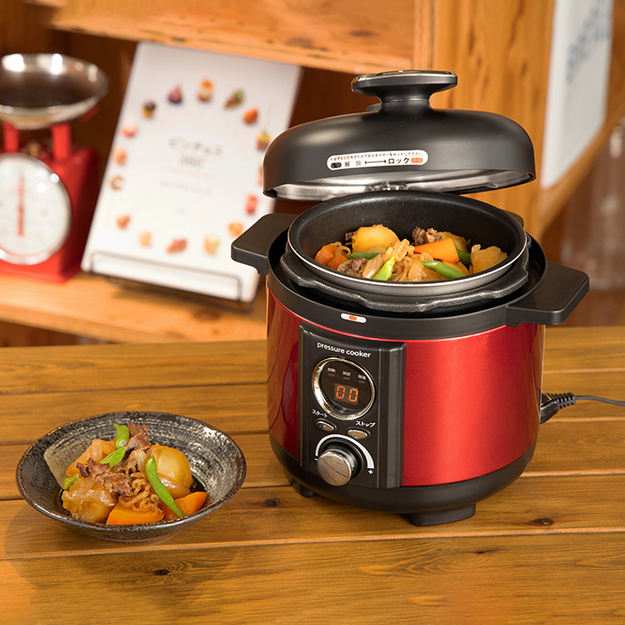 コンパクト電気圧力鍋 じゅん散歩 テレビ朝日 テレ朝通販 ロッピング