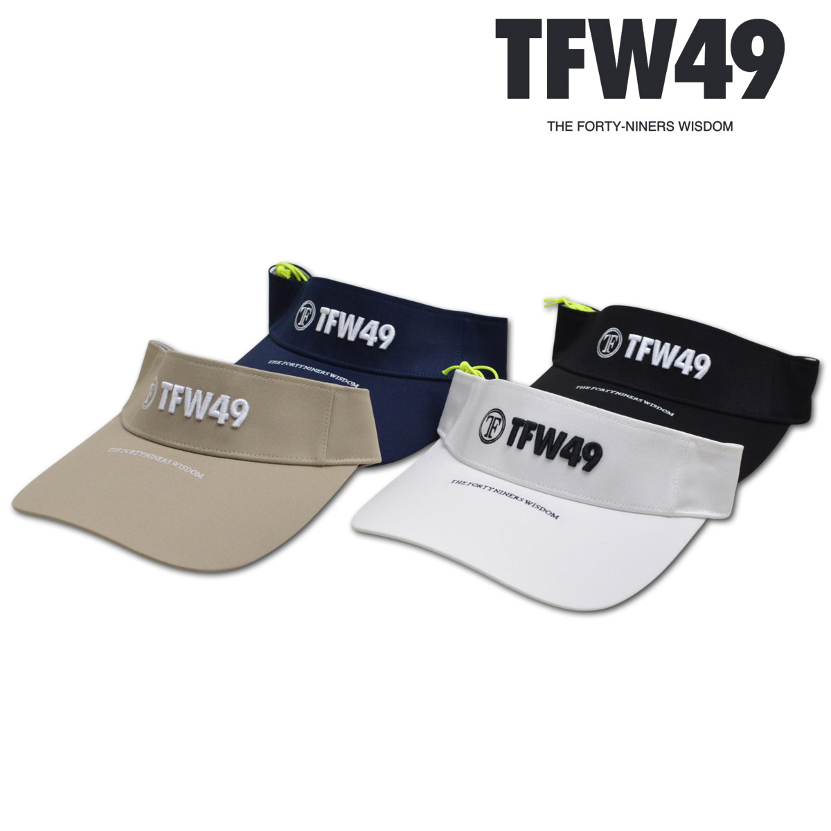 新品☆TFW49☆サンバイザー TWILL SUN VISOR TWILL SUN VISOR | TFW49