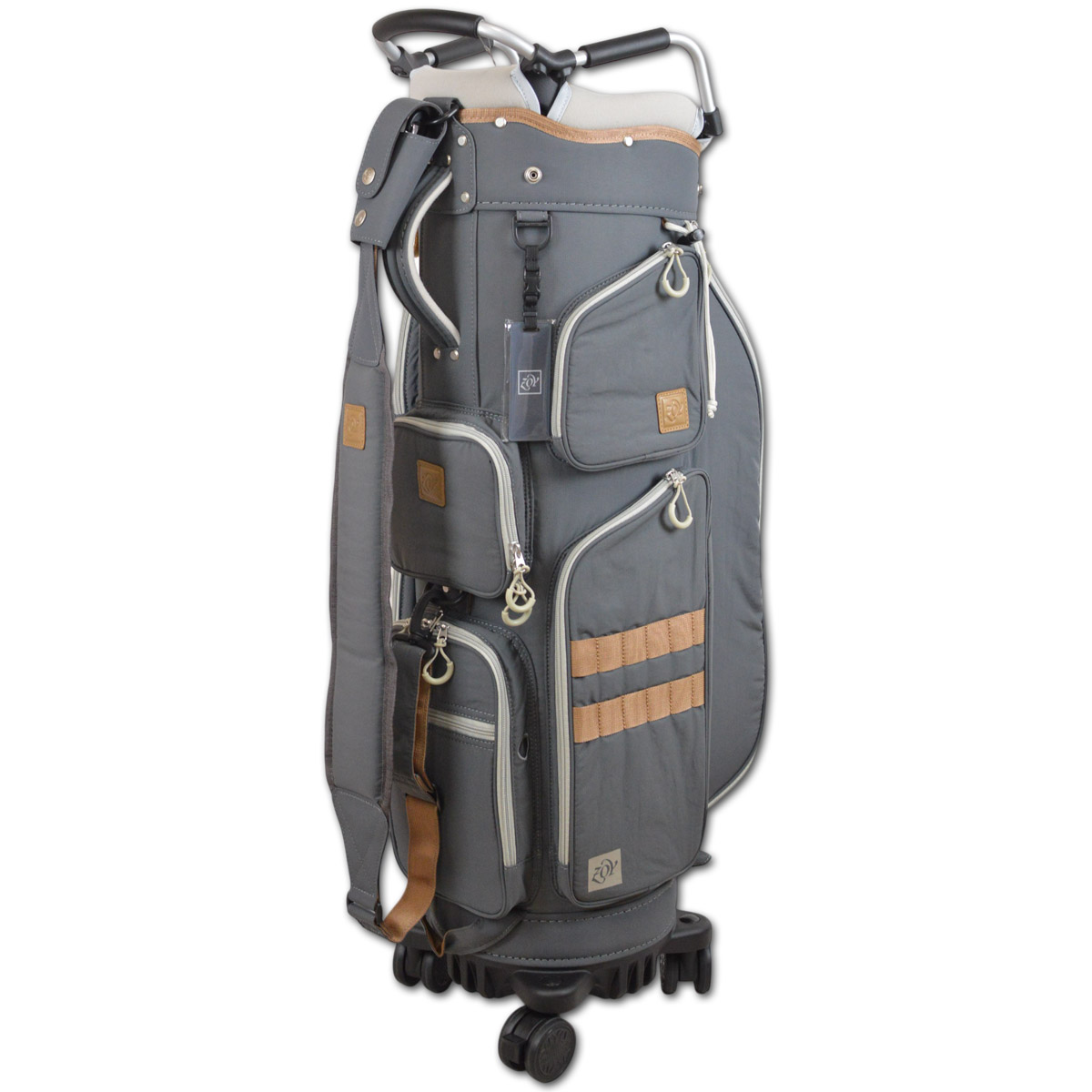 ZOY（ゾーイ） キャディバッグ 四輪キャディバッグ キャスター ゴルフ
