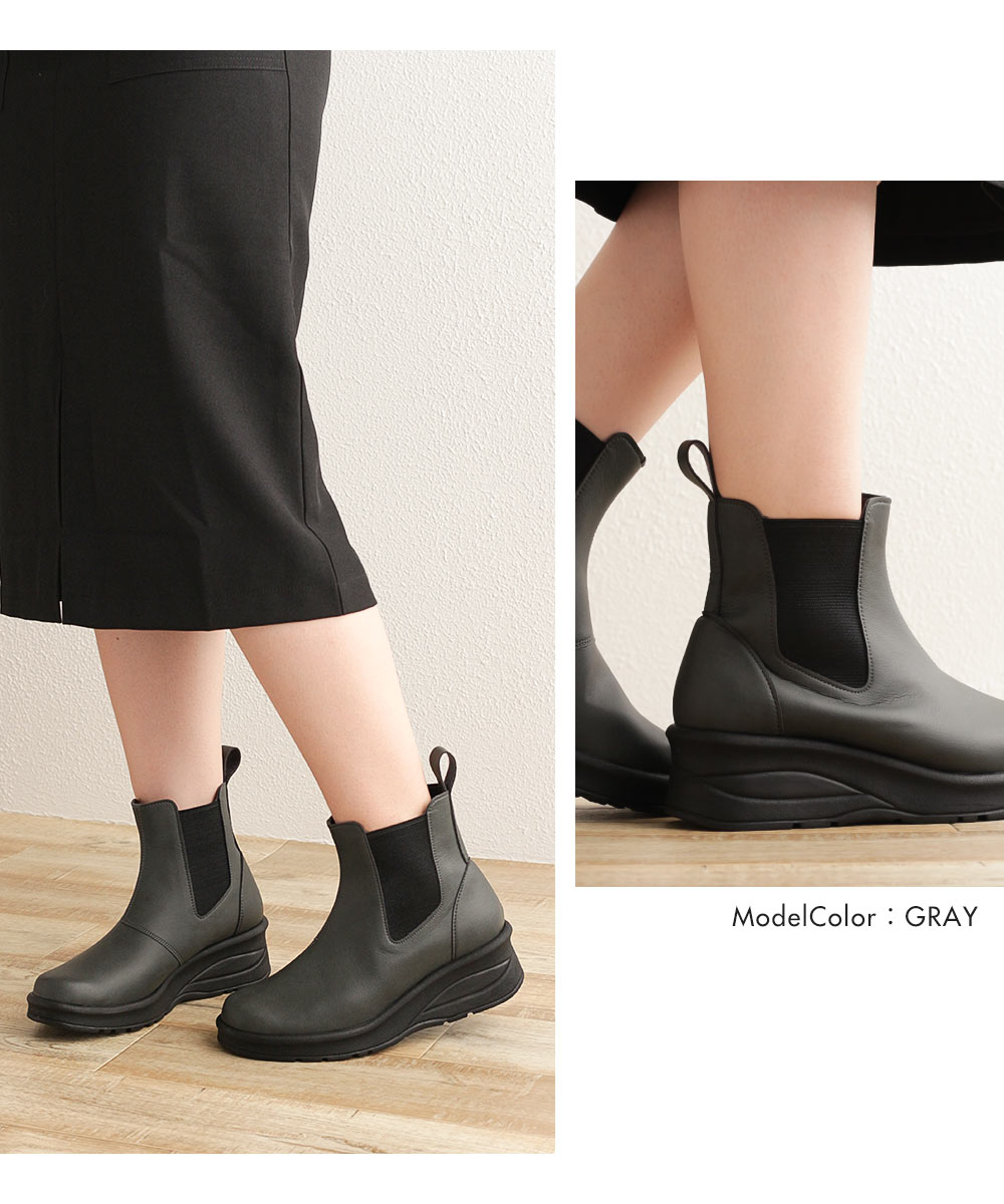 ARCH CONTACT（アーチコンタクト） サイドゴアブーツ レディース