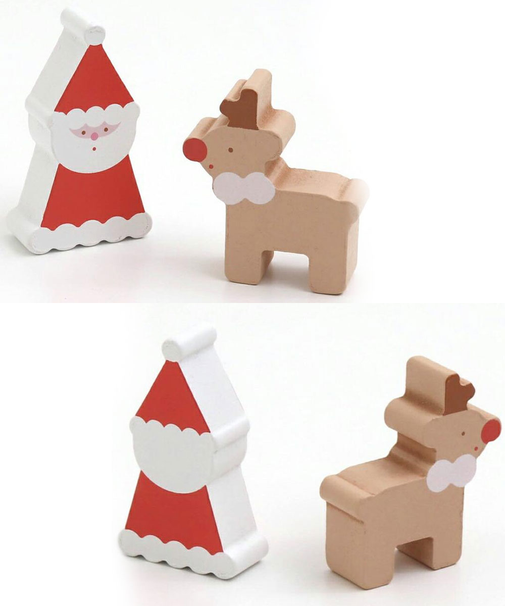 おもちゃ クリスマス 木製 サンタ トナカイ 誕生日 プレゼント ギフト