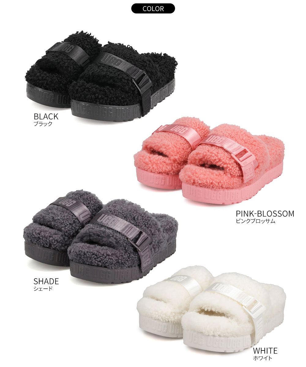 アグ 厚底サンダル 冬 レディース ムートンスリッパ 外履き 暖かい