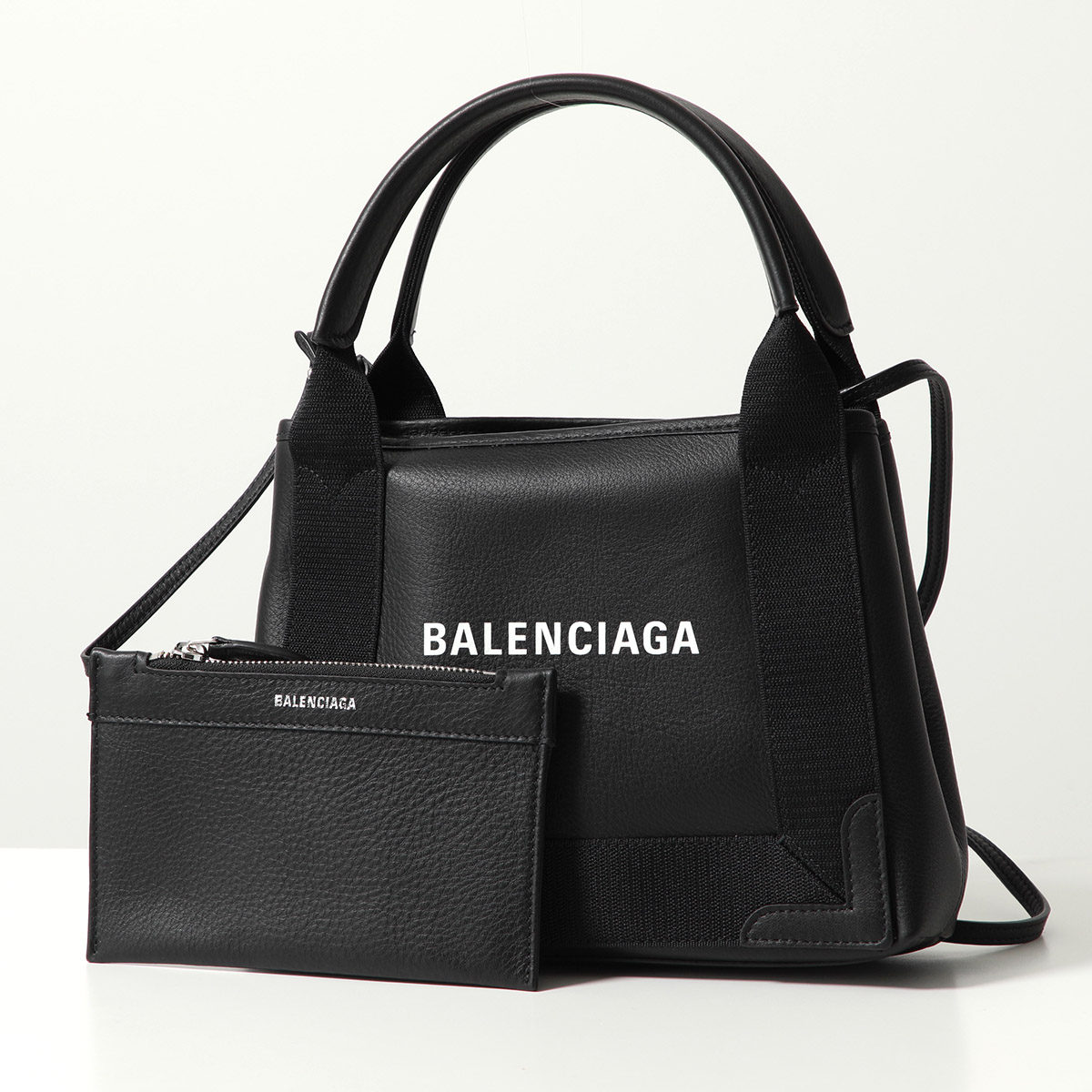 BALENCIAGA（バレンシアガ） トートバッグ NAVY CABAS XS AJ 390346