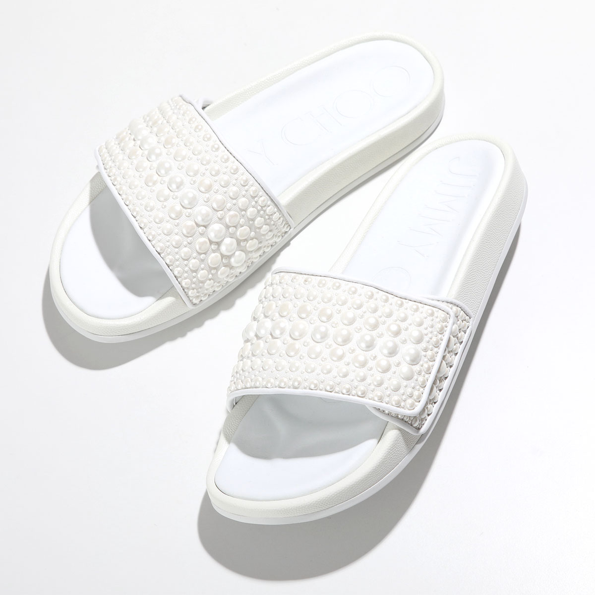 JIMMY CHOO（ジミーチュウ） スライド サンダル FITZ/F ZWY レディース