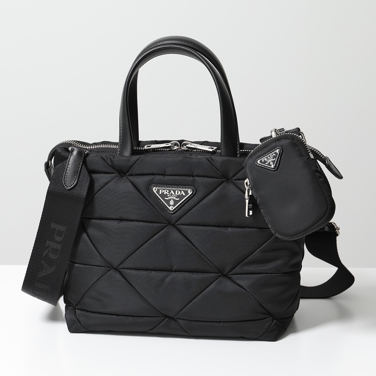 PRADA（プラダ） トートバッグ 1BG373 RDJN レディース パデッド