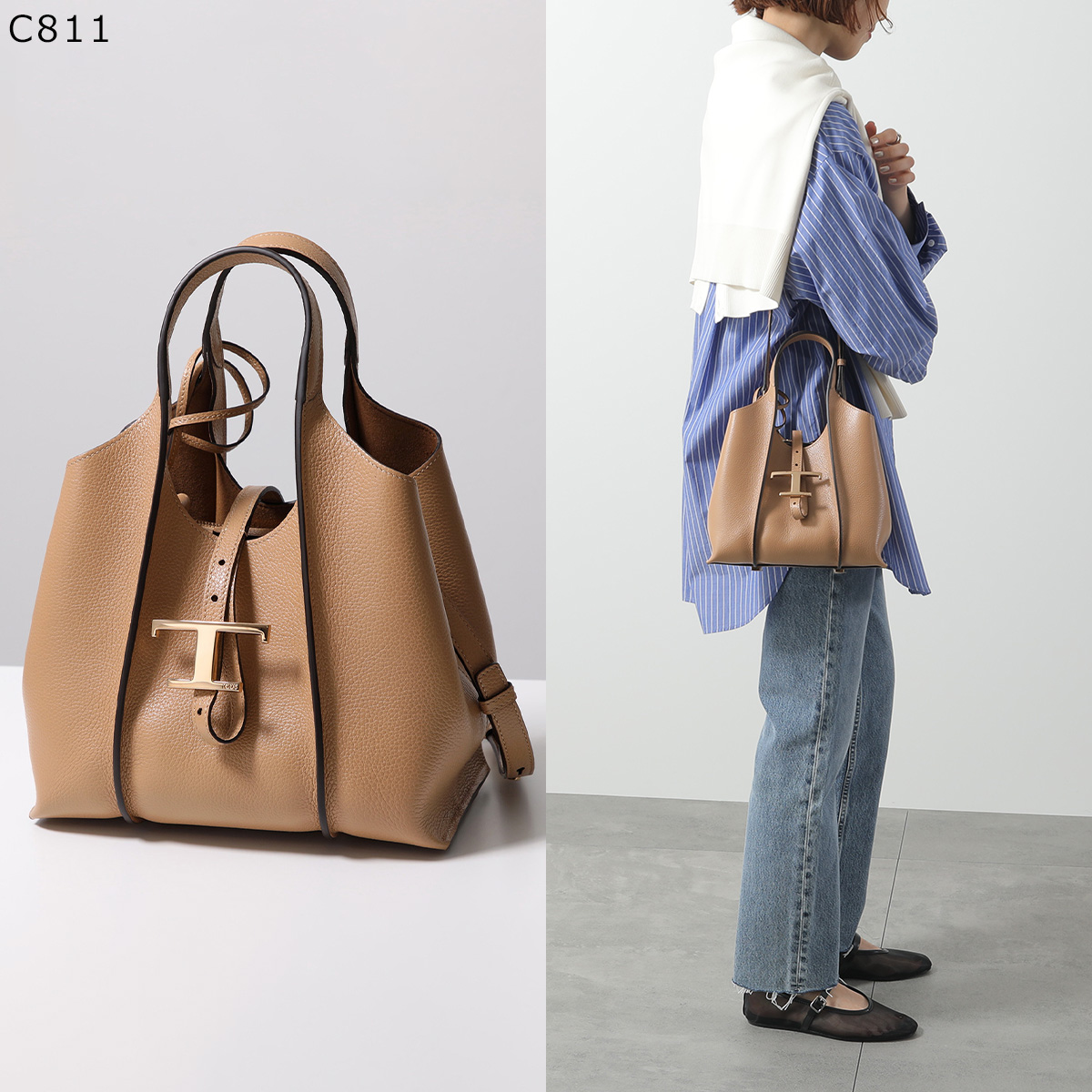 TOD'S（トッズ） TODS ハンドバッグ T TIMELESS Tタイムレス