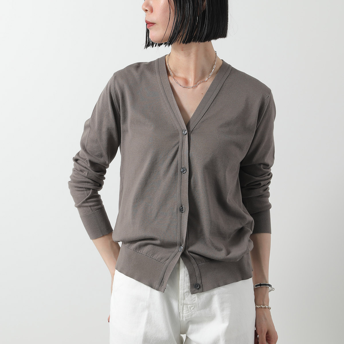 JOHN SMEDLEY（ジョンスメドレー） カーディガン YASMIN MODERN FIT