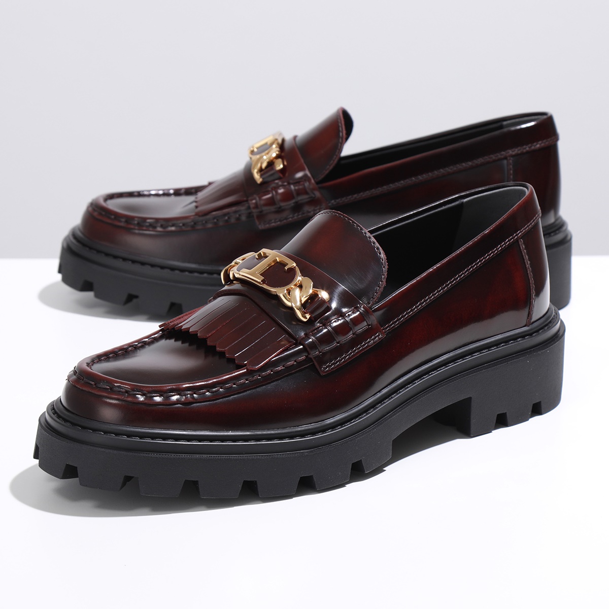 TOD'S（トッズ） TODS ローファー XXW08J0GF80SHA Tチェーン メタル