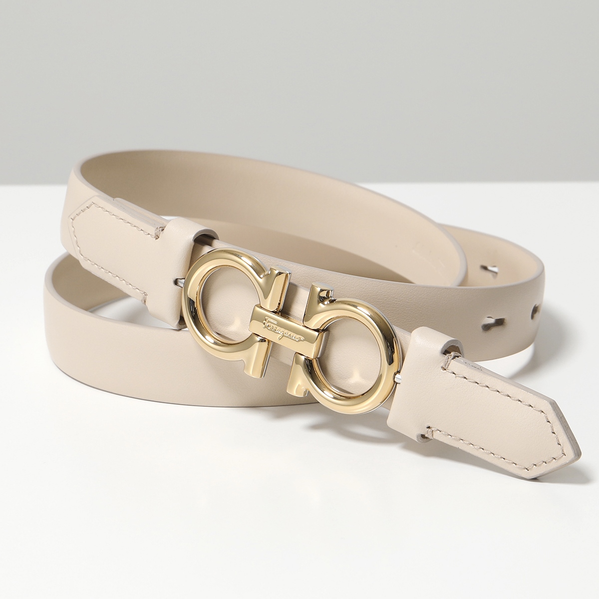 FERRAGAMO（フェラガモ） ベルト 23 B707 レディース ナロー スムース