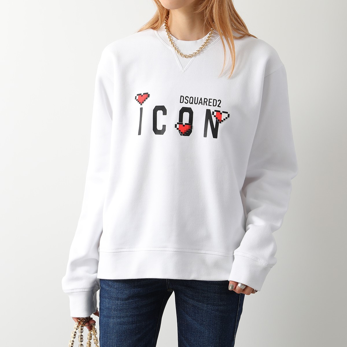 DSQUARED2（ディースクエアード） トレーナー ICON GAME LOVER COOL