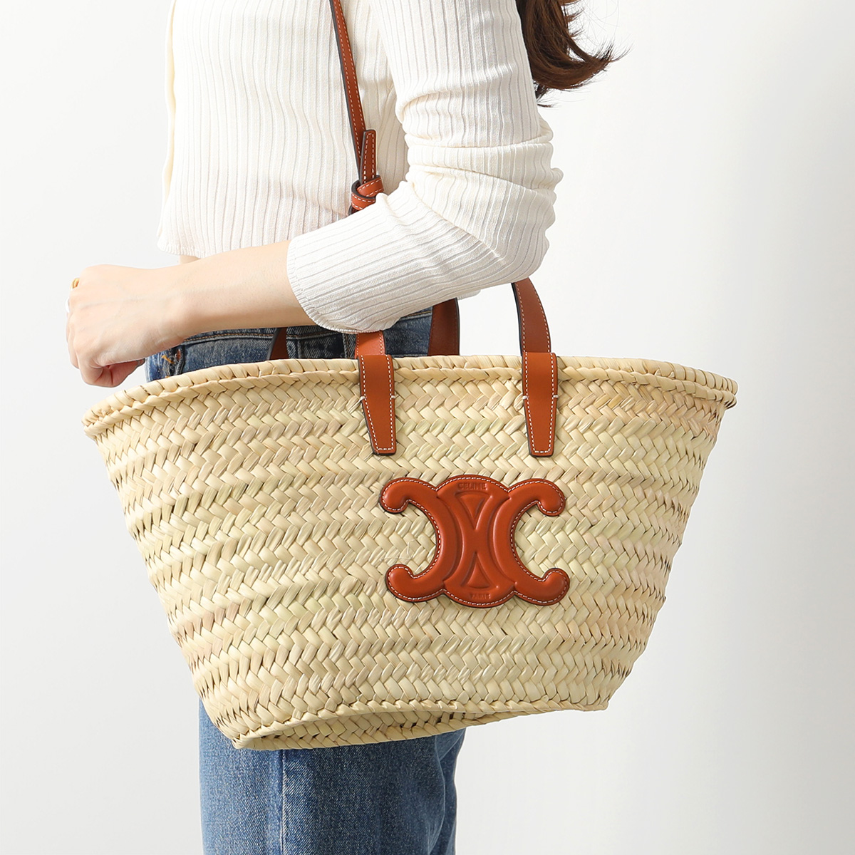 CELINE（セリーヌ） かごバッグ Teen Triomphe ティーン トリオンフ