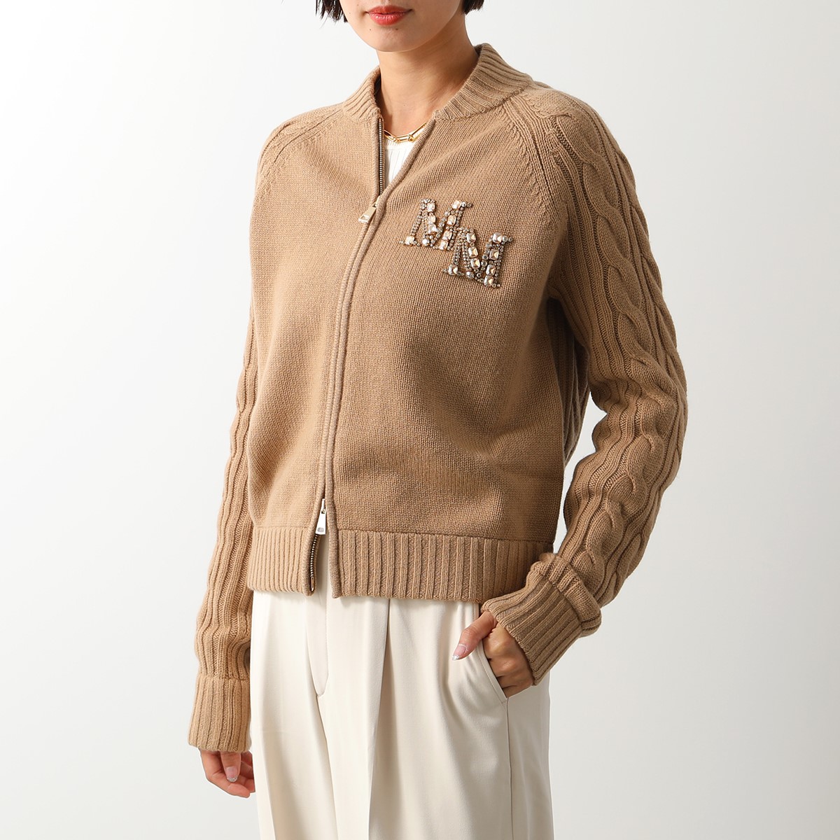 Max Mara（マックスマーラ） ジップアップ カーディガン ARMANDA