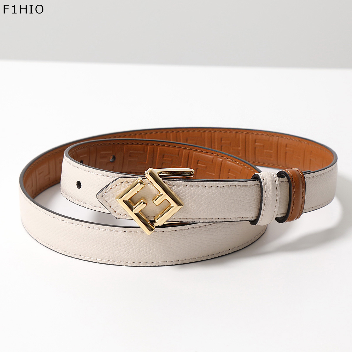 FENDI（フェンディ） ナローベルト 8C0687 ANH8 レディース レザー