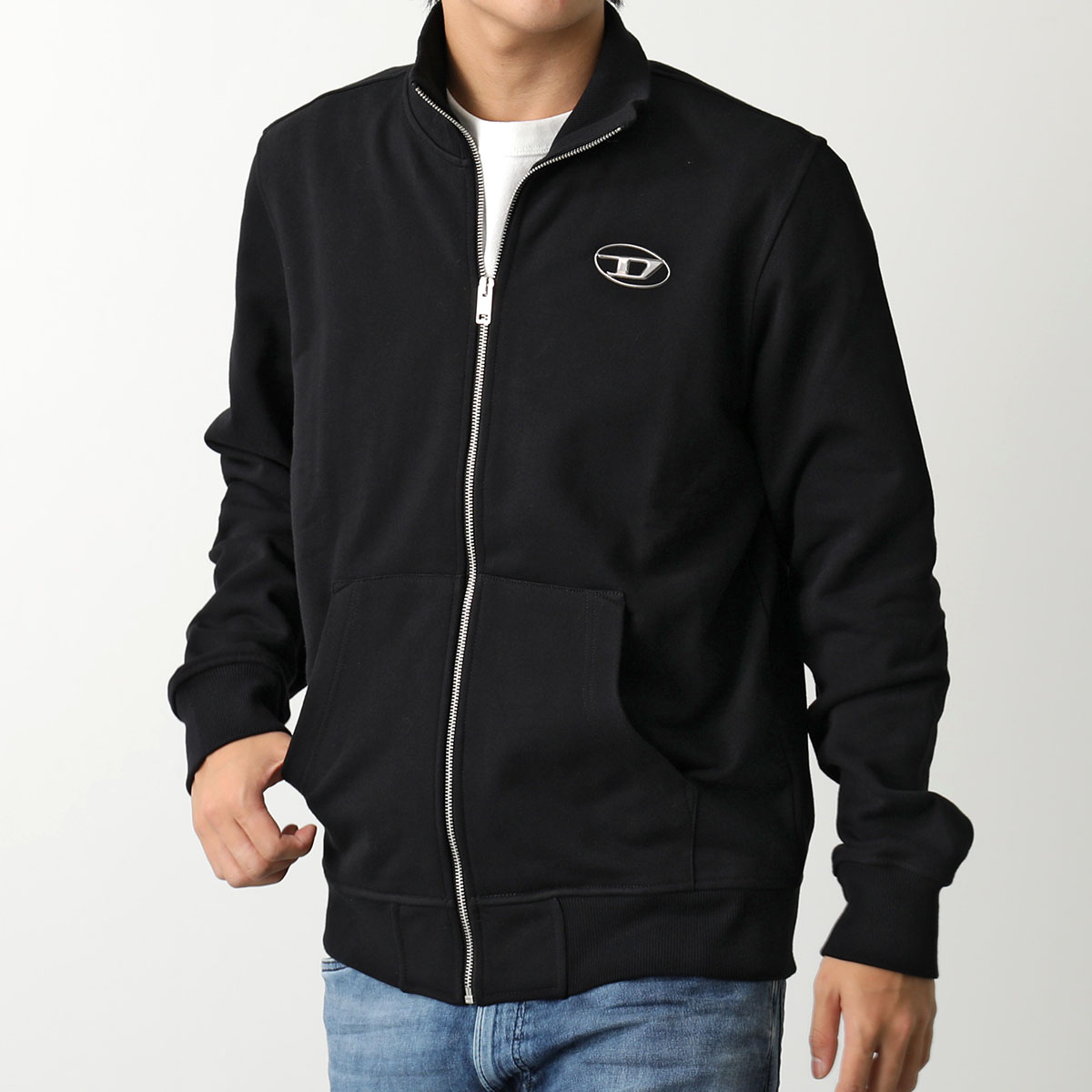 DIESEL（ディーゼル） ジップアップ パーカー S-GINNI-ZIP-OD A11439